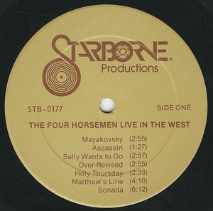 Four horsemen   live in the west label 01