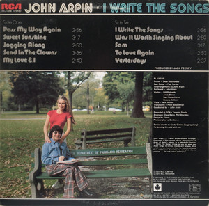 Arpin  john   i write the songs %281%29