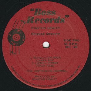 Winston hewitt   reggae medley label 02