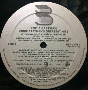 Eastman  eddie   greatest hits %281%29