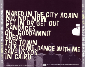 Tracklisting