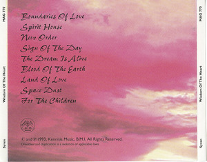 Cd syren wisdom of the heart inlay