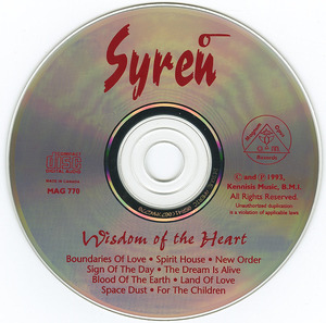 Cd syren wisdom of the heart cd