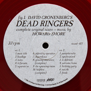 Shore  howard   david cronenberg's dead ringers %28complete original score%29 %282%29