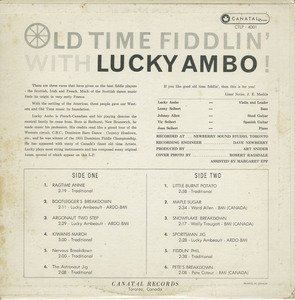Lucky ambo   old time fiddlin' back