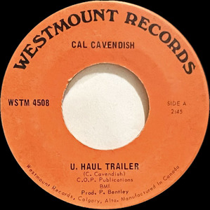 Cal cavendish u haul trailer 1971