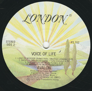 Avalon   voice of life label 02