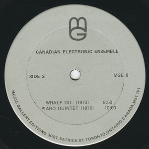 Canadian electronic ensemble   st label 02