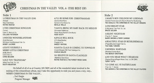 Cassette wayne rostad   christmas in the valley with friends back vol 6