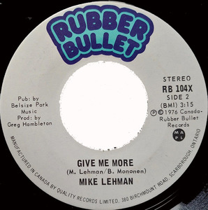 Lehman  mike   you know how much i love you bw give me more %281%29