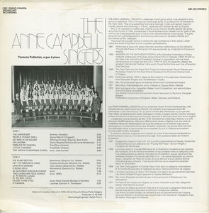 The anne campbell singers st back