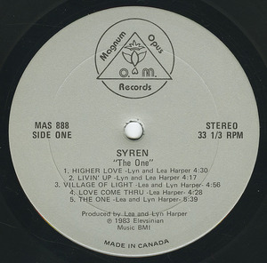 Syren   the one label 01