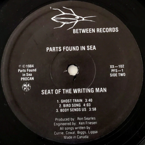 Parts found in sea   seat of the writing man label 02