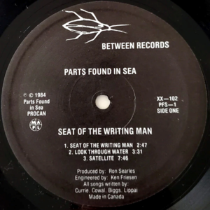 Parts found in sea   seat of the writing man label 01