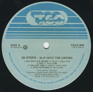 39 steps  step into the crowd label 01
