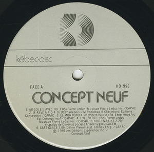 Concept neus kebek disc label 01