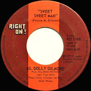 Ms. dolly gilmore   no man like my man bw sweet sweet man %281%29