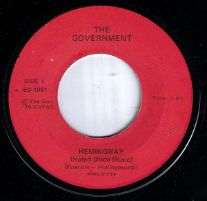 Government   hemingway hated disco music %281%29