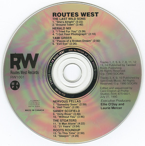 Cd routes west cd