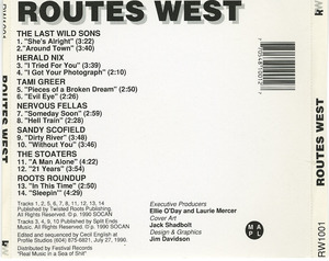 Cd routes west inlay