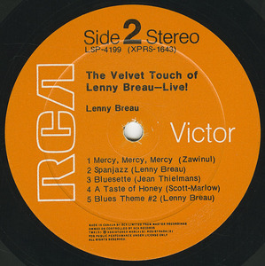 Lenny breau   the velvet touch live label 02