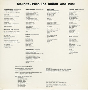 Melinite   push the button and run back