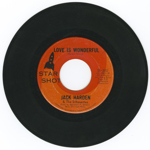 45 jack harden   the silhouettes   she'll be back bw love is wonderful vinyl 02