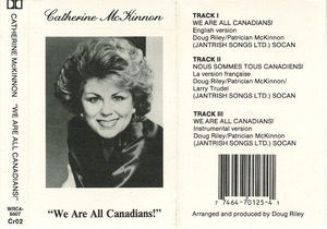 Cassette   catherine mckinnon   we are canadian front