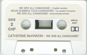 Cassette   catherine mckinnon   we are canadian side b