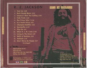 Cd r.z. jackson   unda de struggle inlay