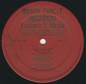 E.e. hinds   single's dance label 02