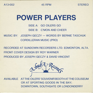 45 power players   edmonton oilers hockey club cheer songs back