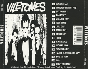 Cd viletones st inlay