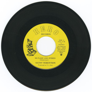 45 kathy robertson   away from here bw no place like stoned vinyl 02