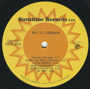 Ray st. germain   st 1978 sunshine label 02