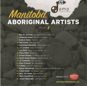 Cd va manitoba aboriginal vol 2 back