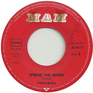 Songbird   sweet elaine bw spread the word %285%29