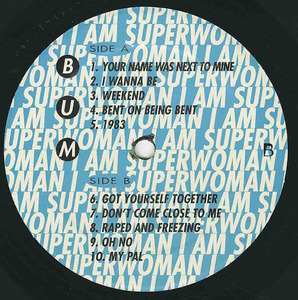 Bum   i am superwoman label 01