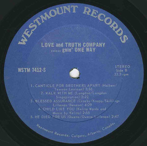 Love and truth company   goin' one way label 02