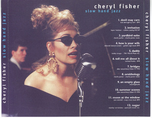 Cd cheryl fisher   slow hand jazz inlay