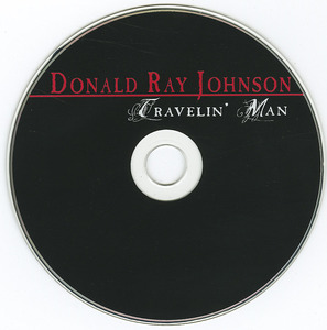 Cd donald ray johnson   travelin' man cd