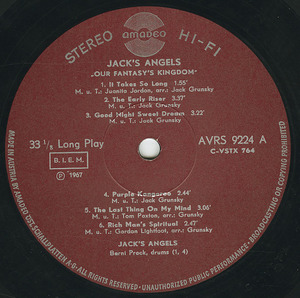 Jack grunsky   our fantasy's kingdom label 01