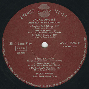 Jack grunsky   our fantasy's kingdom label 02