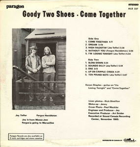 Goody two shoes come together back