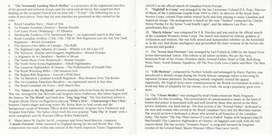 Cd central band of the canadian forces   canada remembers   le canada se souvent booklet pages 5 6