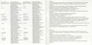 Cd central band of the canadian forces   canada remembers   le canada se souvent booklet pages 13 14