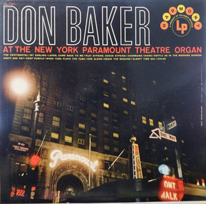 Baker  don   don baker at the new york paramount theatre organ
