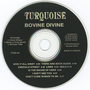 Cd turquoise   bovine divine cd