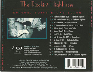 Cd rockin highliners   chicks  suits and cadillacs inlay