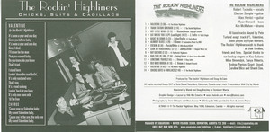 Cd rockin highliners   chicks  suits and cadillacs inside